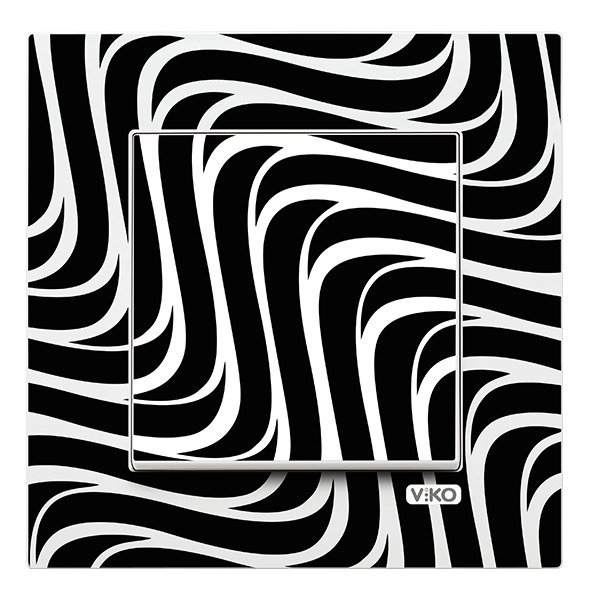 VİKO Karre Style 90960919 Anahtar [Zebra Desenli]