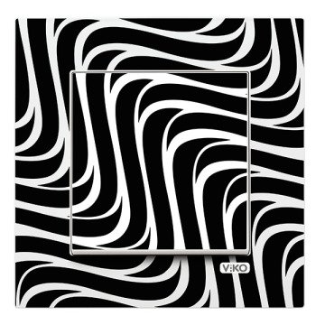 VİKO Karre Style 90960919 Anahtar [Zebra Desenli]