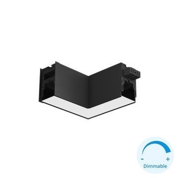 GOYA GY 8057-17+17 Siyah/Beyaz Kasa 12 Watt Köşe DİMLİ Lineer Armatür