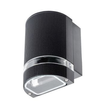 HOROZ 075-019-0003 REGNUM Siyah Dış Mekan Aplik (Metal Kasa)