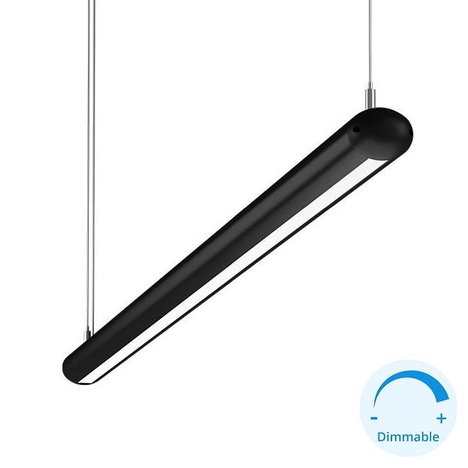 GOYA GY 8076-15 Siyah/Beyaz Kasa 42 Watt 153 cm DİMLİ Lineer Sarkıt Avize