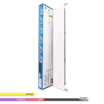 ACK AH07-03700 2x12 Watt Beyaz Çift Yönlü LED Aplik - Gün Işığı (3000K)