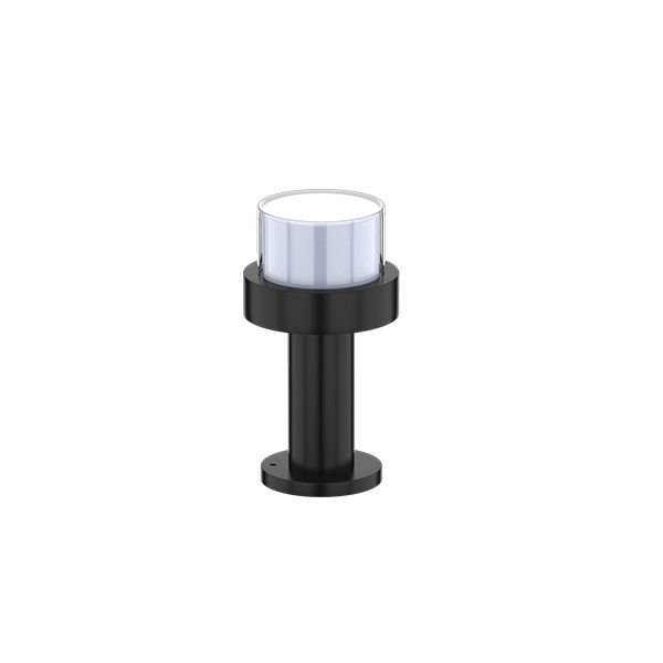 GOYA GY 7258 10 Watt 28 cm Siyah LED Bollard Armatür - Gün Işığı (3000K) - Metal Kasa