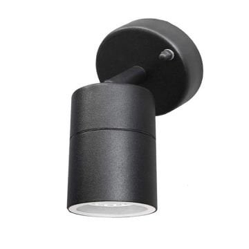 HOROZ 075-008-0001 MANOLYA Siyah Tek Yönlü Dış Mekan Aplik (GU10 Duylu - Metal Kasa)