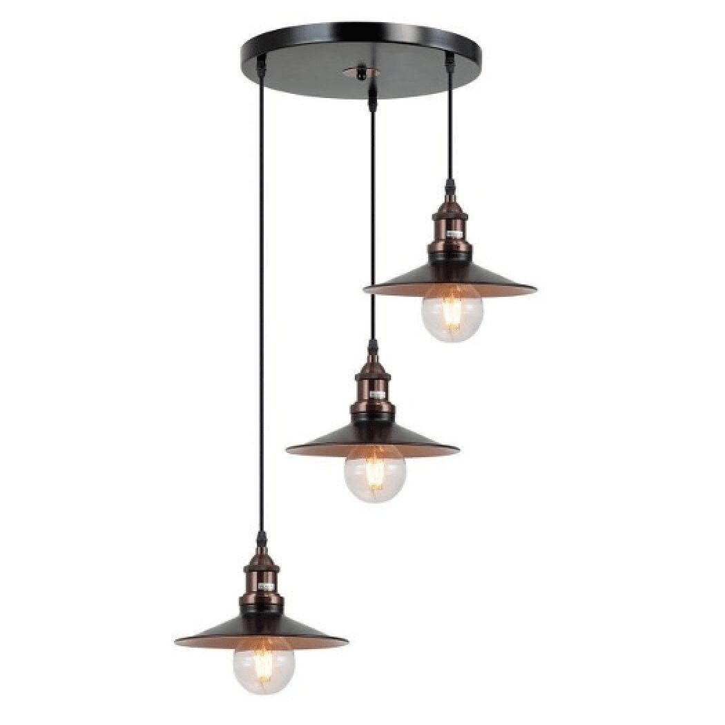 CreaLight CL-7006-Y3-S Üçlü Retro Avize