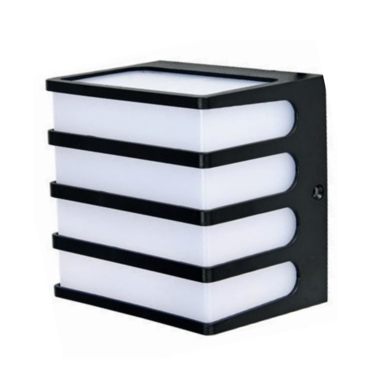 HOROZ 076-069-0008 CUBE-G 8 Watt Siyah Dış Mekan LED Aplik - Plastik Kasa - Ilık Beyaz (4200K)