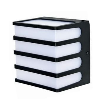 HOROZ 076-069-0008 CUBE-G 8 Watt Siyah Dış Mekan LED Aplik - Plastik Kasa - Ilık Beyaz (4200K)