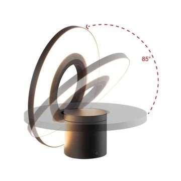 JUPITER LW469 12.5 Watt Antrasit Dış Mekan Hareketli LED Aplik - Metal - Gün Işığı (3000K)