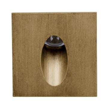 25 adet goldX ZE430-PE 3 Watt Prinç Eskitme Sıva Altı Kare LED Merdiven Armatürü - Gün Işığı (3000K)