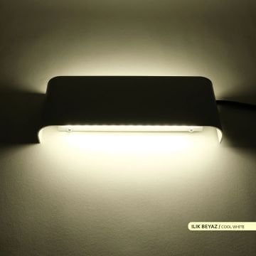 ACK AH07-03210 2x3 Watt Beyaz Çift Yönlü LED Aplik - Ilık Beyaz (4000K)