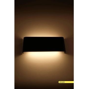 ACK AH07-03201 2x3 Watt Siyah Çift Yönlü LED Aplik - Gün Işığı (3000K)