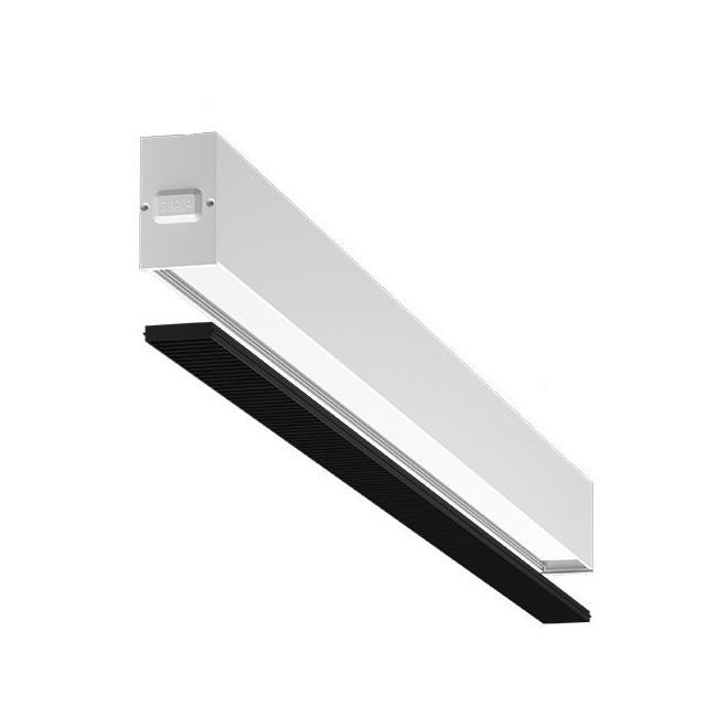 GOYA GY 8055-150 Beyaz Kasa 65 Watt 150 cm Kamaşma Önleyicili Sıva Üstü Lineer Armatür