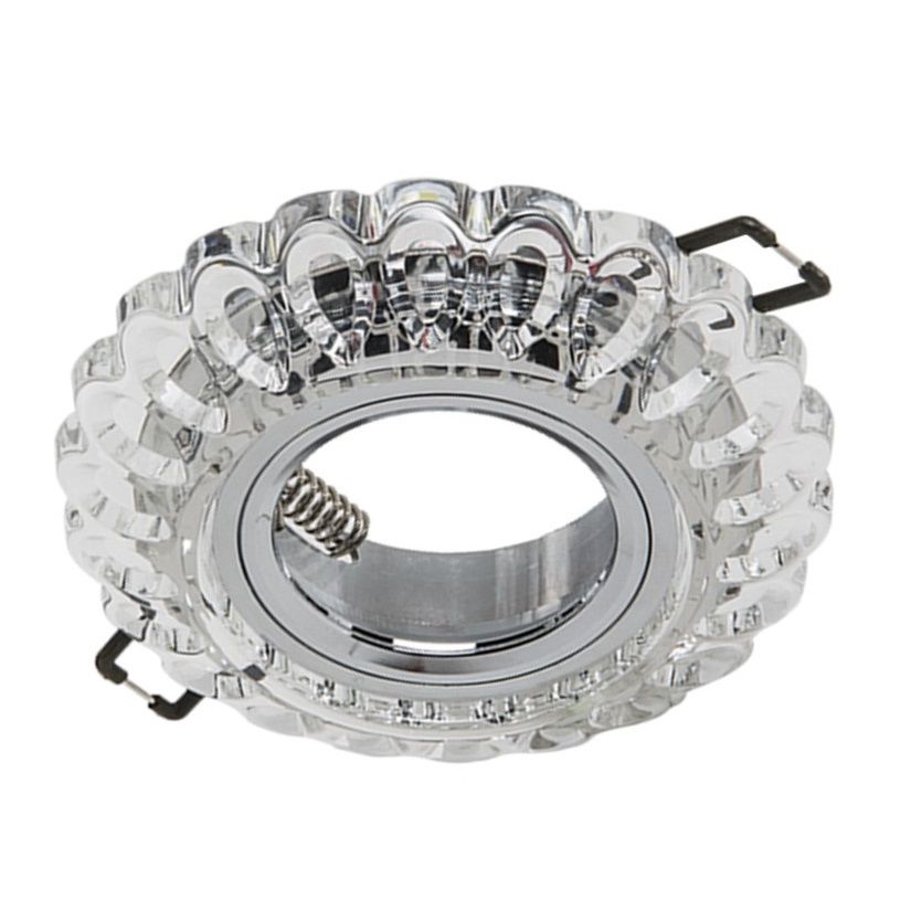 CATA CT-6594 Sümbül LED Efektli Şeffaf-Krom Kristal Spot Kasası