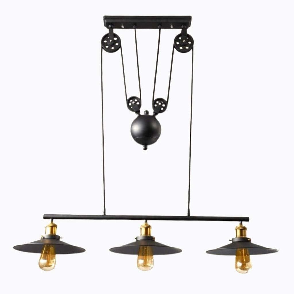 CreaLight CL-7018-S Asansörlü Retro Avize