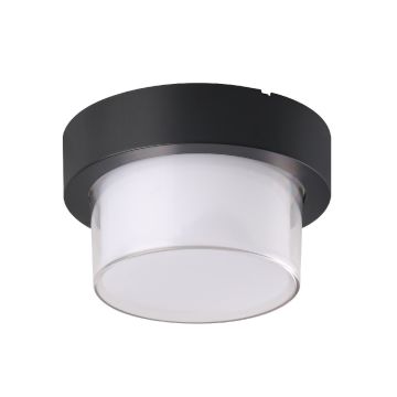 HOROZ 076-021-0012 SUGA 12 Watt Siyah Dış Mekan LED Aplik - Ilık Beyaz (4200K)