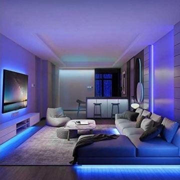 ACK AS01-02506 5 Metre 12 Volt 120 Ledli Mavi Şerit Led - 10 Watt/Metre