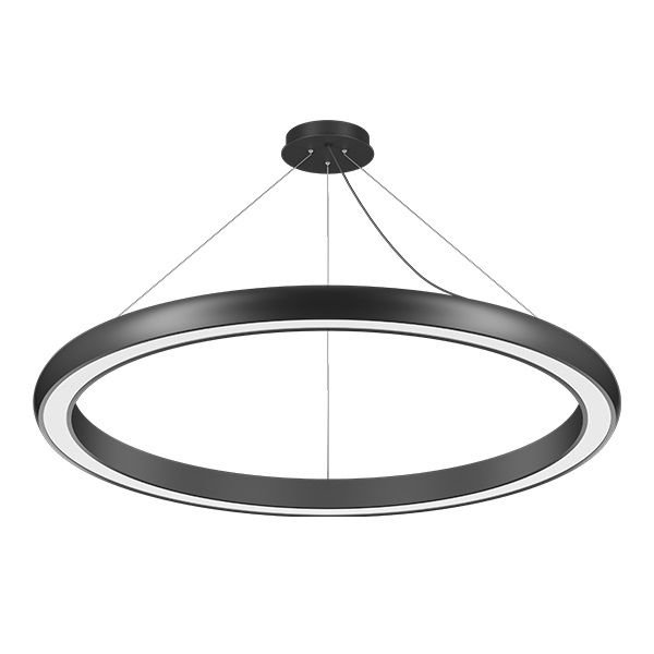 GOYA GY 8122-120 Siyah/Beyaz Kasa 163 Watt 120 cm Halka Lineer Avize