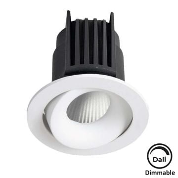 MOLLED MOL6106BM Dali Dimli 8 Watt Beyaz Kasa Sıva Altı Yuvarlak LED Spot (SAMSUNG/OSRAM/PHILIPS LED & EAGLERISE/PHILIPS/LIFUD Driver)