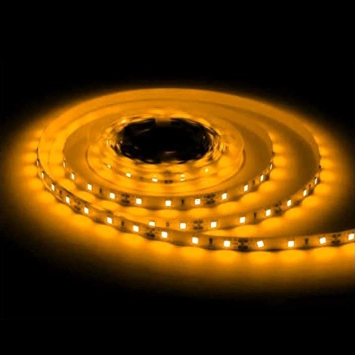 ACK AS01-02508 5 Metre 12 Volt 120 Ledli Amber Şerit Led - 10 Watt/Metre