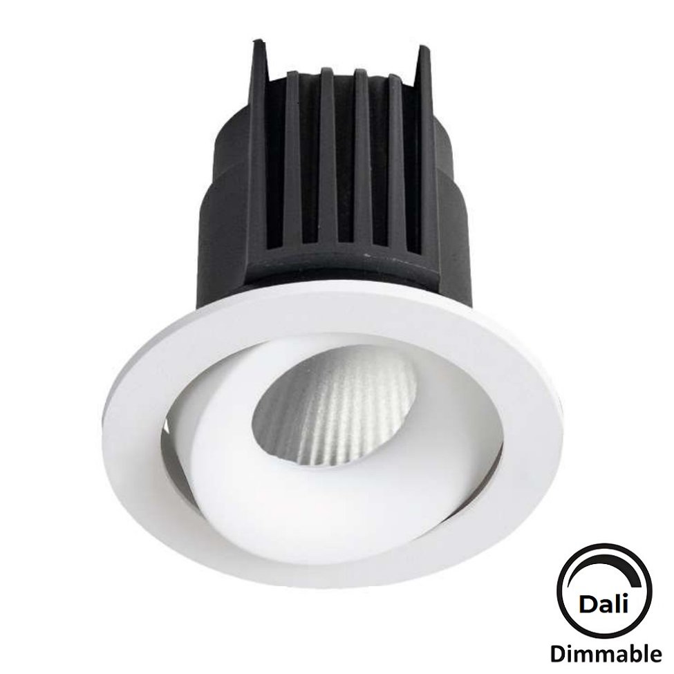 MOLLED MOL6106BM Dali Dimli 12 Watt Beyaz Kasa Sıva Altı Yuvarlak LED Spot (SAMSUNG/OSRAM/PHILIPS LED & EAGLERISE/PHILIPS/LIFUD Driver)