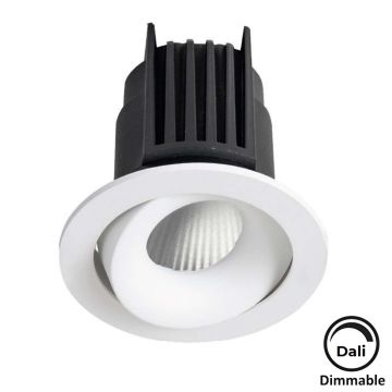 MOLLED MOL6106BM Dali Dimli 10 Watt Beyaz Kasa Sıva Altı Yuvarlak LED Spot (SAMSUNG/OSRAM/PHILIPS LED & EAGLERISE/PHILIPS/LIFUD Driver)