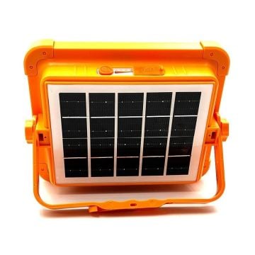 NOAS YL71-0409-S 400 Watt Dimli LED Portatif Solar Projektör - 4 Fonksiyonlu (Beyaz + Ilık Beyaz + Gün Işığı + SOS Modu)