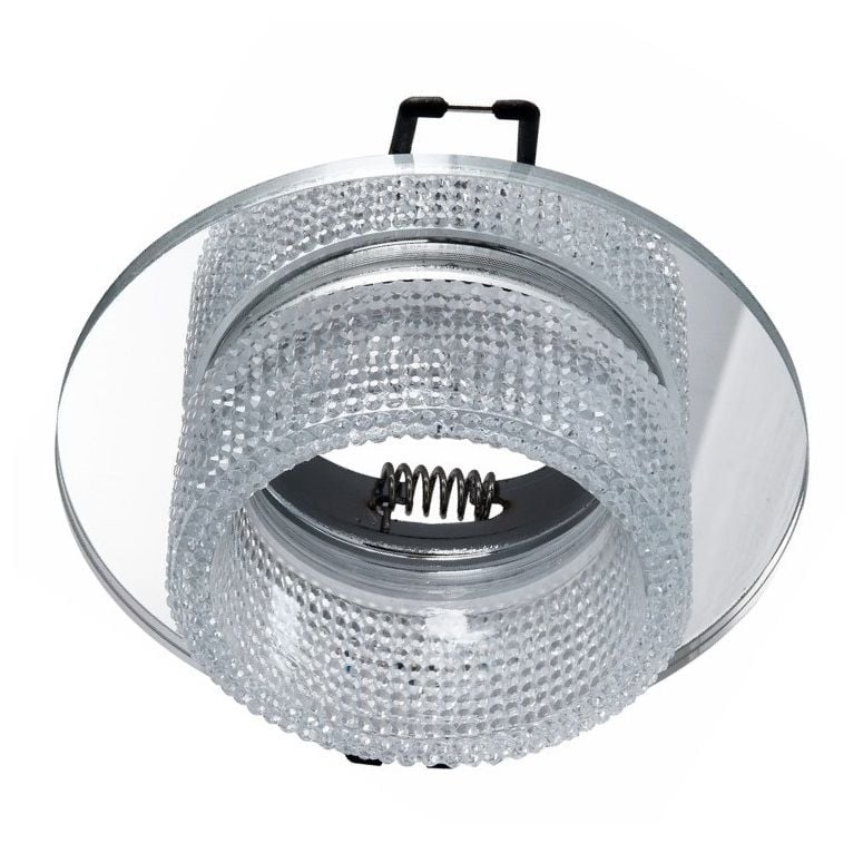 CATA CT-6655 Alaca Taşlı Yuvarlak Cam Spot Kasası