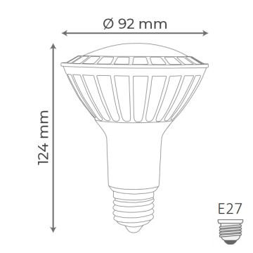 goldX ZE584-B 12 Watt Mavi PAR30 LED Ampul