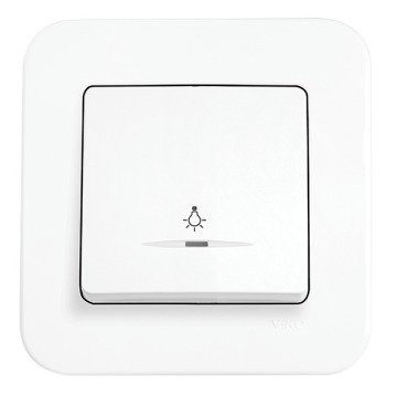 VİKO Linnera/Rollina 90440014 Işıklı Light Anahtarı [Beyaz]