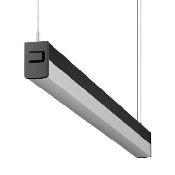 GOYA GY 8036-15 Siyah/Beyaz Kasa 64 Watt 150 cm Lineer Sarkıt Armatür