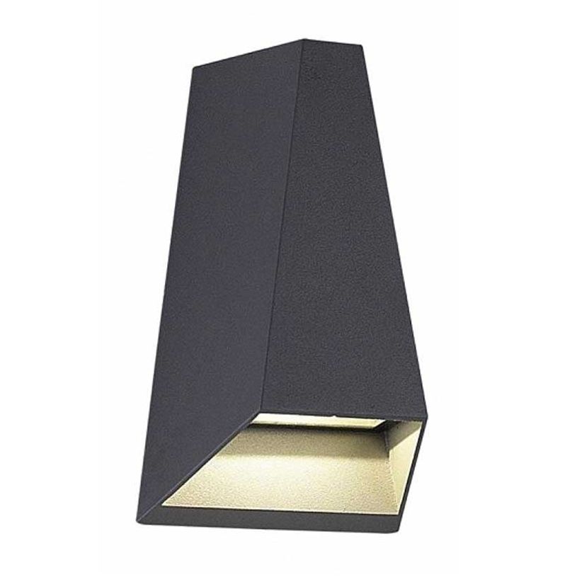 JUPITER LW427 2x3 Watt Antrasit Çift Yönlü Dış Mekan LED Aplik - Metal - Gün Işığı (3000K)