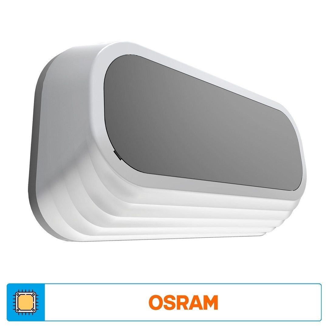 ACK AG40-00302 10 Watt Dış Mekan LED Aplik - OSRAM LED - IP54 - Gün Işığı (3000K) - Metal Gövde