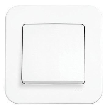 VİKO Linnera/Rollina 90440039 İki Kutuplu Anahtar [Beyaz]