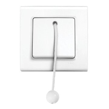 VİKO Linnera/Rollina 90440018 İpli Acil Uyarı Butonu [Beyaz]