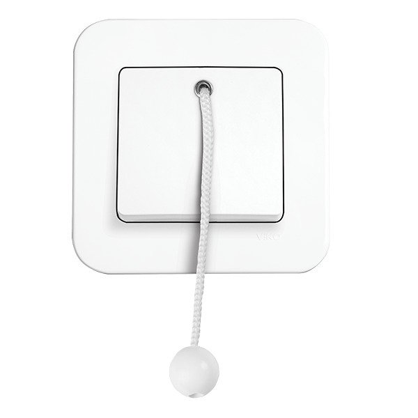 VİKO Linnera/Rollina 90440018 İpli Acil Uyarı Butonu [Beyaz]