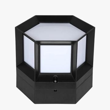 ZİTA 300 Ultra Altıgen Kafesli Set Üstü Aplik - PC Gövde - E27 Duylu - IP54