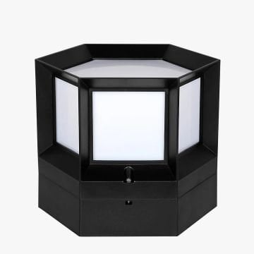 ZİTA 300 Ultra Altıgen Kafesli Set Üstü Aplik - PC Gövde - E27 Duylu - IP54