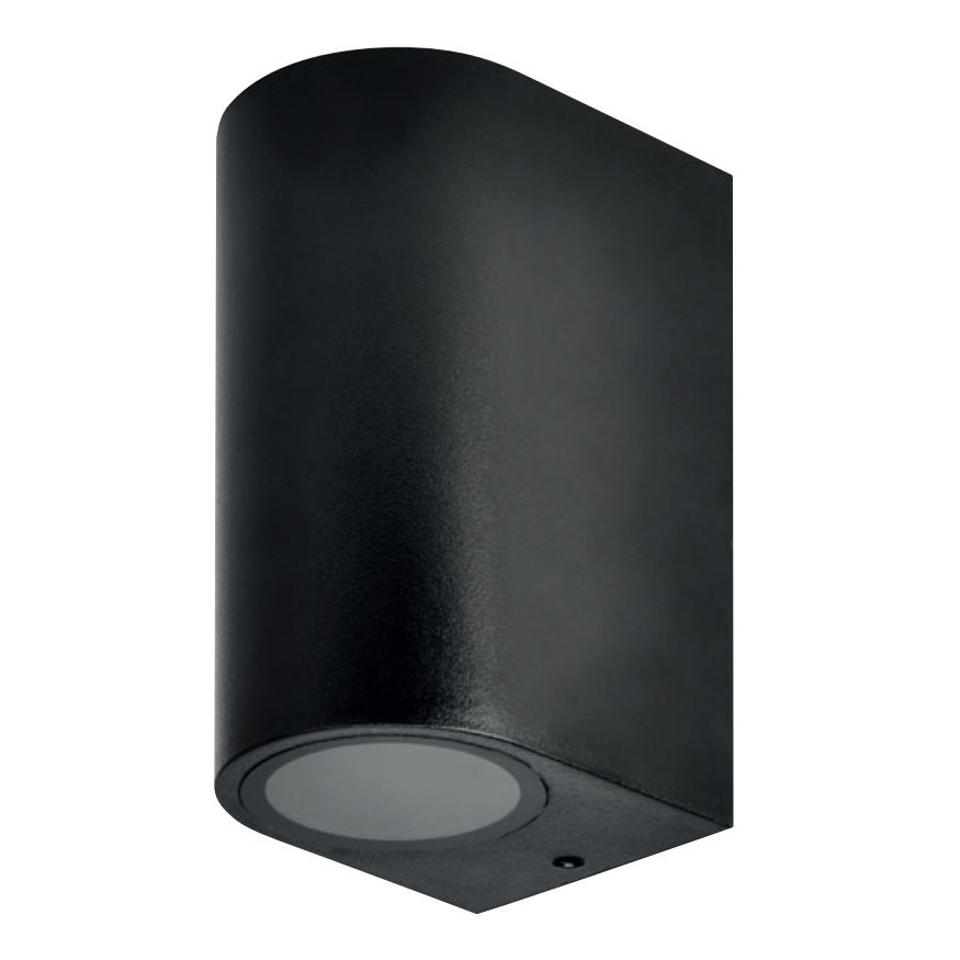 HOROZ 076-066-0001 MAMBA Siyah Çift Yönlü Dış Mekan Aplik (GU10 Duylu- Plastik Kasa)