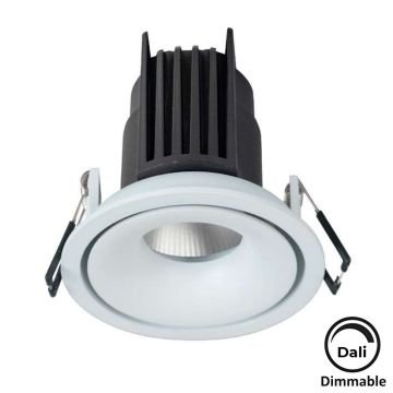 MOLLED MOL4175M Dali Dimli 8 Watt Beyaz Kasa Sıva Altı Yuvarlak LED Spot (SAMSUNG/OSRAM/PHILIPS LED & EAGLERISE/PHILIPS/LIFUD Driver)