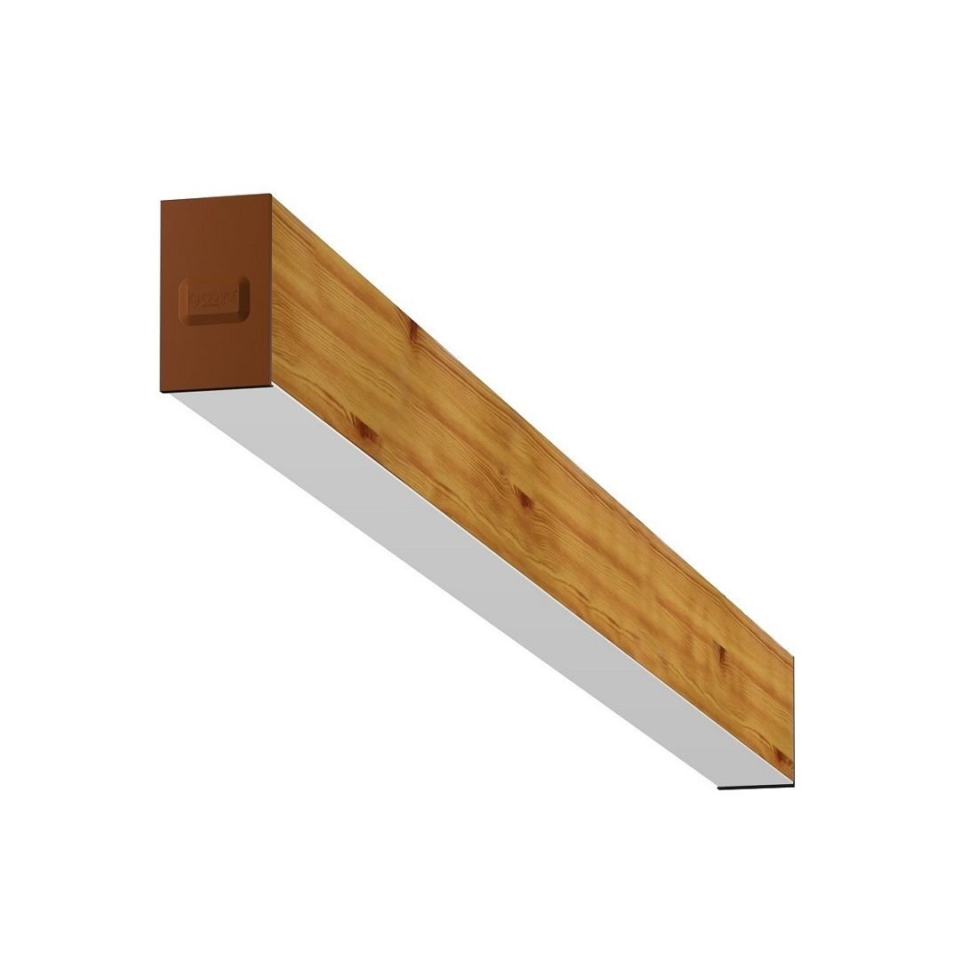 GOYA GY 8031-150-62-C 34 Watt 150 cm Ahşap (Ceviz) Desenli Sıva Üstü Lineer Armatür