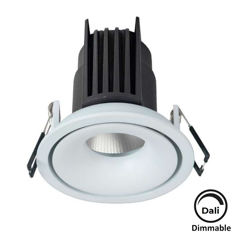 MOLLED MOL4175M Dali Dimli 10 Watt Beyaz Kasa Sıva Altı Yuvarlak LED Spot (SAMSUNG/OSRAM/PHILIPS LED & EAGLERISE/PHILIPS/LIFUD Driver)