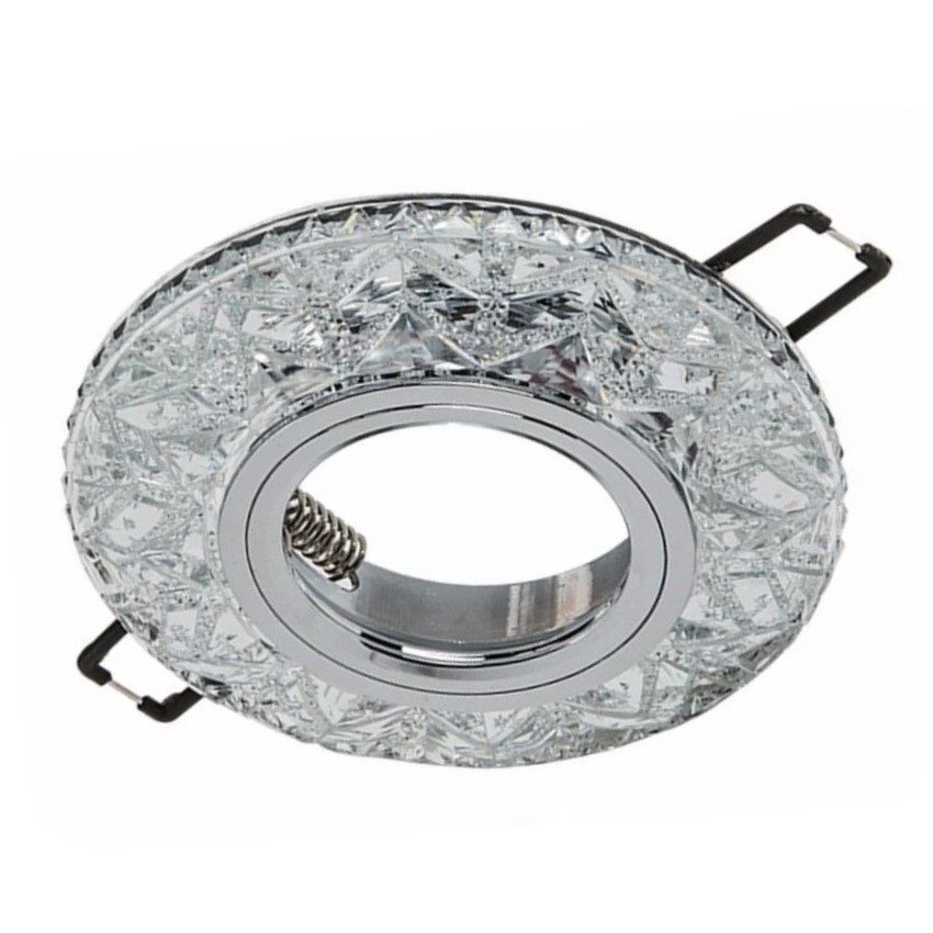 CATA CT-6598 Sim LED Efektli Şeffaf-Krom Kristal Spot Kasası