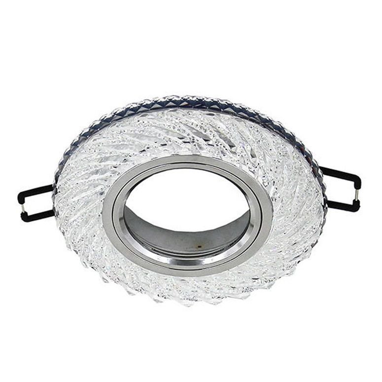 CATA CT-6613 Buse Şeffaf-Krom Kristal Spot Kasası