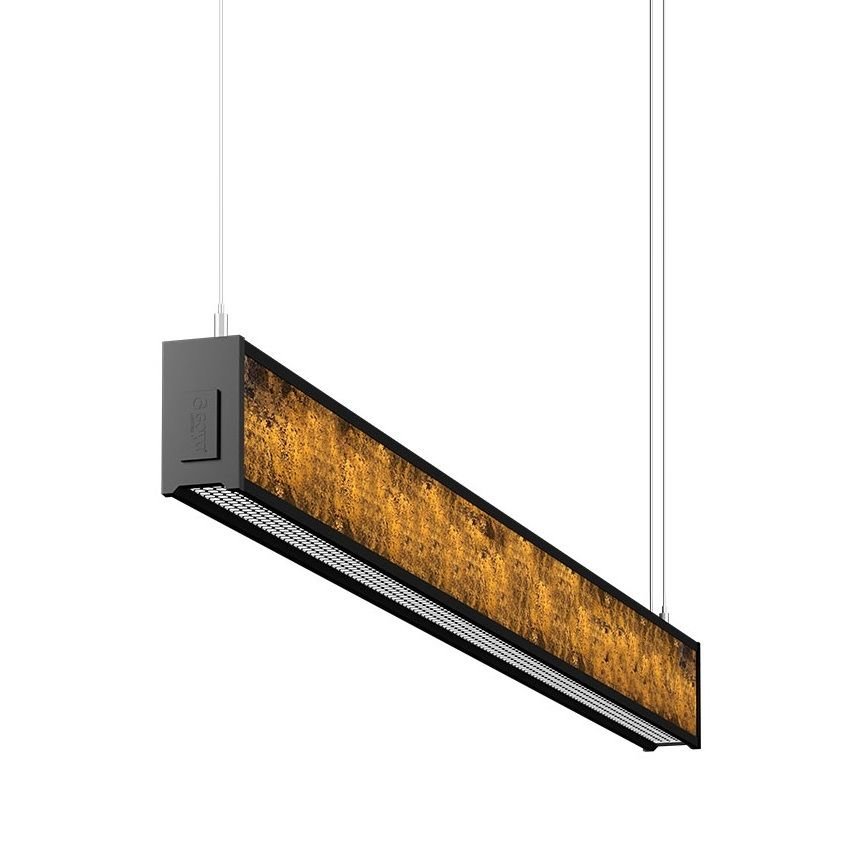 GOYA GY 8046-90 26 Watt 90 cm Oxide Gold Desenli Lineer Sarkıt Armatür