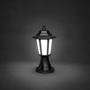 ZİTA 288 Klas Siyah Set Üstü Aplik - PC Gövde - E27 Duylu - IP54