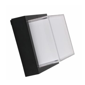 ACK AG39-00201 12 Watt Kare Dış Mekan LED Aplik - IP65 - Gün Işığı (3000K)