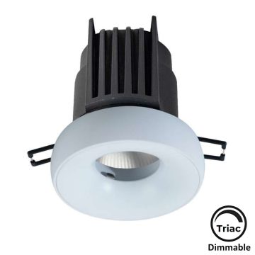 MOLLED MOL4176M Triac Dimli 12 Watt Beyaz Kasa Sıva Altı Yuvarlak LED Spot (SAMSUNG/OSRAM/PHILIPS LED & EAGLERISE/PHILIPS/LIFUD Driver)