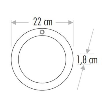 CATA CT-9247 20 Watt Sensörlü Ultra Slim Sıva Üstü Yuvarlak LED Panel