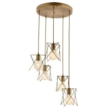 CL-7075-Y5 Beşli Yıldız Avize