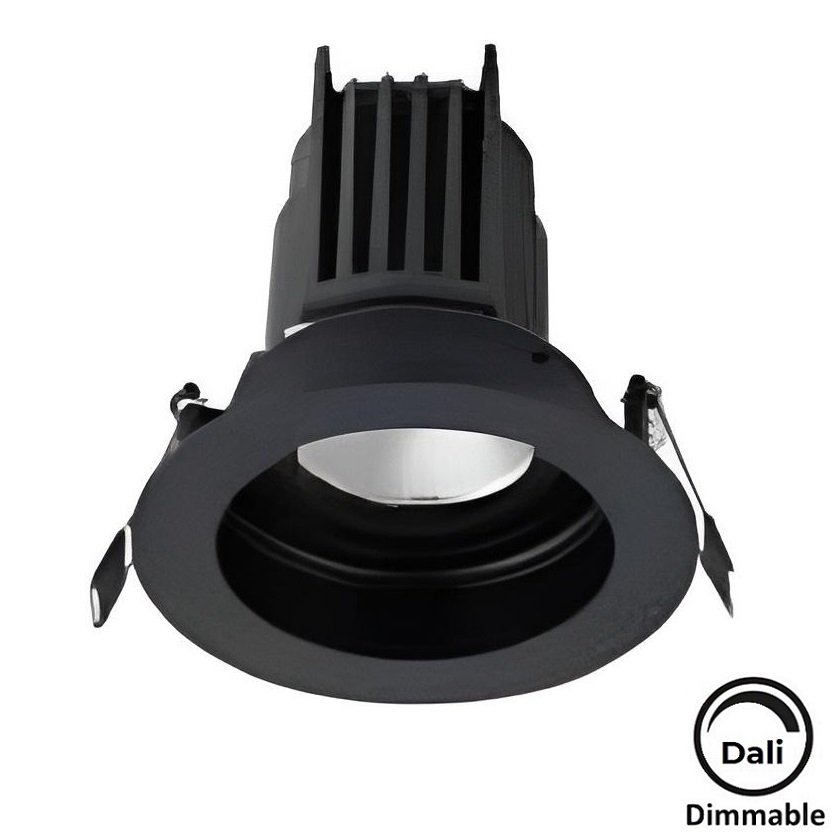 MOLLED MOL1680M Dali Dimli 8 Watt Siyah Kasa Sıva Altı Yuvarlak LED Spot (SAMSUNG/OSRAM/PHILIPS LED & EAGLERISE/PHILIPS/LIFUD Driver)